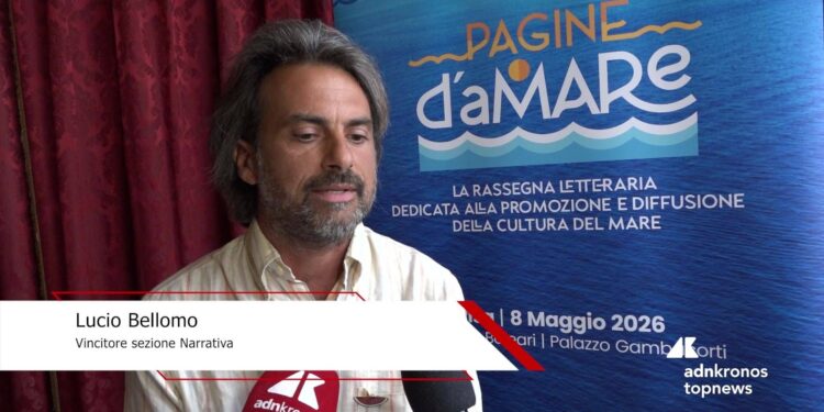 Bellomo, ‘premio Narrativa ‘Pagine d’aMare’ con il libro ’33 Isole’