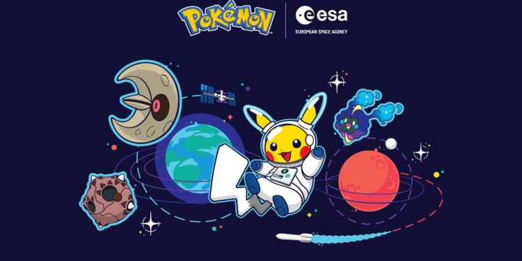 ESA e Pokémon insieme per la divulgazione spaziale con mostre e iniziative in Europa
